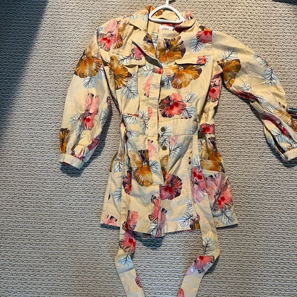 Cecilia Pettersson for Anthropologie Buttondown Romper size small petite - Picture 5 of 6